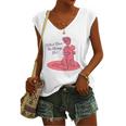 What Does The Nanny Do Christine Brown Women's V-neck Tank Top
