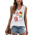 Kids 9 Year Old Gift 9Th Birthday Girl Ns Funny Llama Alpaca Women's V-neck Casual Sleeveless Tank Top
