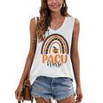 Scary Halloween Pacu Nurse Rainbow Post Anesthesia Care Unit Women's V-neck Casual Sleeveless Tank Top