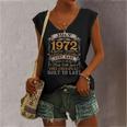 50 Years Old Vintage July 1972 Limited Edition 50Th Birthday Women's V-neck Tank Top