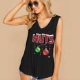 Chest Nuts Funny Matching Chestnuts Christmas Couples Nuts Women's V-neck Casual Sleeveless Tank Top