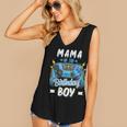 Mama Of The Birthday Boy Matching Family Video Gamer Party Women's V-neck Casual Sleeveless Tank Top