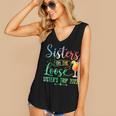 Tie Dye Sisters On The Loose Sisters Weekend Trip 2022 Women's V-neck Casual Sleeveless Tank Top