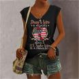 Us Sailor Wife Women's V-neck Casual Sleeveless Tank Top