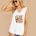 Autumn I Love Fall Thanksgiving Women's V-neck Casual Sleeveless Tank Top