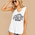 Football Mom Funny Mothers Day Football Mother   Women's V-neck Casual Sleeveless Tank Top