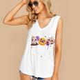 Kids Im Just Here For The Candy Halloween Cute Lollipop Sweets Women's V-neck Casual Sleeveless Tank Top
