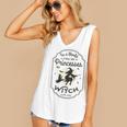 In A World Full Of Princesses Be A Witch Halloween Costume Women's Vneck Tank Top