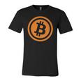 Bitcoin Logo Emblem Cryptocurrency Blockchains Bitcoin Jersey T-Shirt