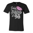 Sassy And Fabulous At 90 Years Old 90Th Birthday Crown Lips Unisex Jersey Short Sleeve Crewneck Tshirt