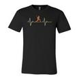 Vintage Baseball Player Heartbeat Baseball Jersey T-Shirt