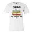 Tool Rules Dont Touch Garage Man Cave  Unisex Jersey Short Sleeve Crewneck Tshirt