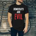 Funny Anti Biden Democrats Are Evil Impeach Nancy Pelosi Anti Adam Schiff Unisex Jersey Short Sleeve Crewneck Tshirt