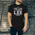 Im Lee Doing Lee Things Unisex Jersey Short Sleeve Crewneck Tshirt
