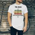 Tool Rules Dont Touch Garage Man Cave  Unisex Jersey Short Sleeve Crewneck Tshirt