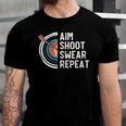 Aim Shoot Swear Repeat &8211 Archery Jersey T-Shirt