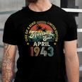 Awesome Since April 1943 Vintage 80Th Birthday For Jersey T-Shirt