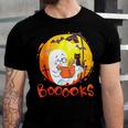 Booooks Ghost Funny Halloween Teacher Book Library Reading Men Women T-shirt Unisex Jersey Short Sleeve Crewneck Tee