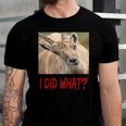 Horned Scapegoat Tee I Did What Jersey T-Shirt