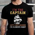 I Am The Captain Of This Boat Funny Boating Man Women Kids Unisex Jersey Short Sleeve Crewneck Tshirt