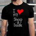 I Love My Sheepadoodle Cute Dog Owner &8211 Graphic Jersey T-Shirt