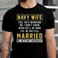 Navy Wife - Wife Of A Navy Veteran Unisex Jersey Short Sleeve Crewneck Tshirt