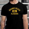 Orange Beach Al Alabama Gym Style Distressed Amber Print Jersey T-Shirt