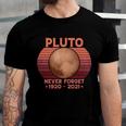 Pluto Never Forget V2 Unisex Jersey Short Sleeve Crewneck Tshirt