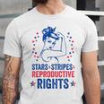 Patriotic 4Th Of July Stars Stripes Reproductive Right Unisex Jersey Short Sleeve Crewneck Tshirt
