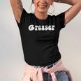 Fun Retro 1950&8217S Vintage Greaser White Text Jersey T-Shirt