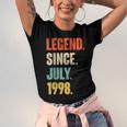 Legend Since July 1998 - 24 Year Old Gift 24Th Birthday Unisex Jersey Short Sleeve Crewneck Tshirt