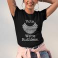 Vote Were Ruthless Notorious Rbg Ruth Bader Ginsburg Unisex Jersey Short Sleeve Crewneck Tshirt