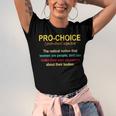 Womens Pro Choice Definition Womens Rights Feminist Retro Unisex Jersey Short Sleeve Crewneck Tshirt