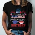 4Th Of July Birthday Gifts Funny Bday Born On 4Th Of July Unisex Jersey Short Sleeve Crewneck Tshirt