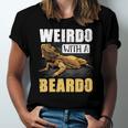 Bearded Dragon Weirdo With A Beardo Reptiles Jersey T-Shirt