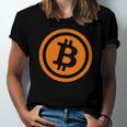 Bitcoin Logo Emblem Cryptocurrency Blockchains Bitcoin Jersey T-Shirt