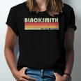 Blacksmith Job Title Profession Birthday Worker Idea Jersey T-Shirt