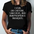Caffeine Sarcasm And Inappropriate Thoughts Unisex Jersey Short Sleeve Crewneck Tshirt