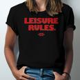 Ferris Bueller&8217S Day Off Leisure Rules Jersey T-Shirt