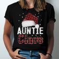 Fun Santa Hat Christmas Costume Matching Auntie Claus Jersey T-Shirt
