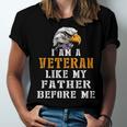 I Am A Veteran Like My Father Before Me V2 Unisex Jersey Short Sleeve Crewneck Tshirt