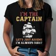 I Am The Captain Of This Boat Funny Boating Man Women Kids Unisex Jersey Short Sleeve Crewneck Tshirt