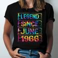June 56 Years Old Since 1966 56Th Birthday Tie Dye Jersey T-Shirt