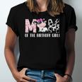 Mom Of The Birthday Girl &8211 Cow Farm Birthday &8211 Cow Jersey T-Shirt