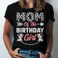 Mom Of The Birthday Girl Cow Birthday Farm Animal Unisex Jersey Short Sleeve Crewneck Tshirt