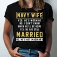 Navy Wife - Wife Of A Navy Veteran Unisex Jersey Short Sleeve Crewneck Tshirt