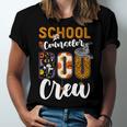 School Counselor Boo Crew Ghost Funny Halloween Matching Unisex Jersey Short Sleeve Crewneck Tshirt