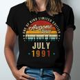 Vintage 31Th Birthday Awesome Since July 1991 Epic Legend Unisex Jersey Short Sleeve Crewneck Tshirt