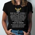 What Is A Navy Veteran For Her Unisex Jersey Short Sleeve Crewneck Tshirt