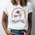 Retro Pro Choice Feminist Stars Stripes Reproductive Rights Unisex Jersey Short Sleeve Crewneck Tshirt